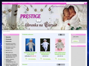 Piękna sukienka do chrztu dla dziewczynki