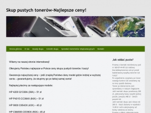 Prowadzimy atrakcyjny skup pustych tonerów